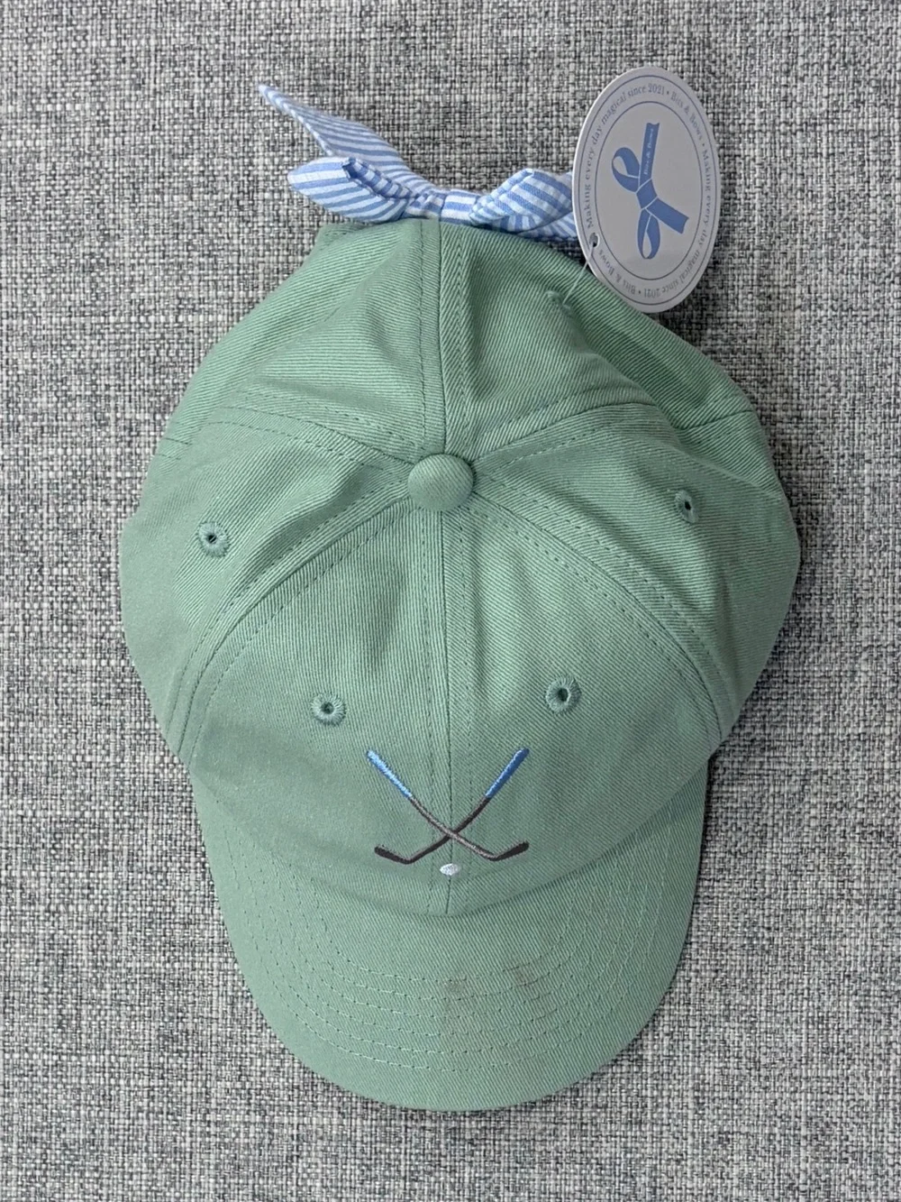 Bits and Bows child-size hat NWT** but mark on brim (untreated of course)